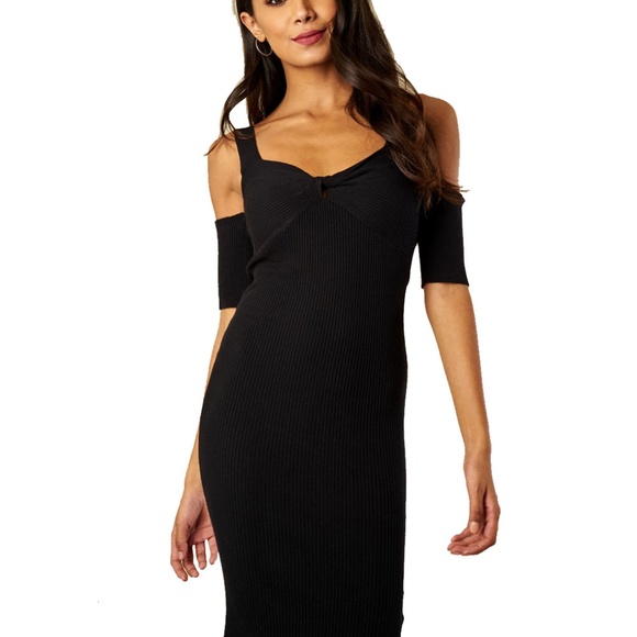 MINKPINK Dresses & Skirts - 🆕 MINKPINK 'francis' cold shoulder knitted dress